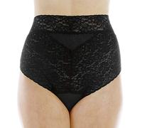 Wearever Regular Absorbency (150ml) 1 Pack, Lace Front Brief - Incontinence Pants for Women (2XL, Black)