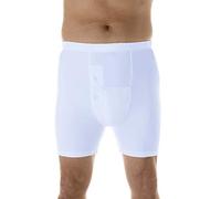 Wearever Regular Absorbency (150ml) Cotton Boxer (White, Medium)