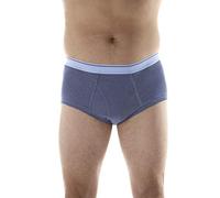 Wearever Regular Absorbency (150ml) Cotton Brief - Incontinence Pants for Men (3X, Grey)