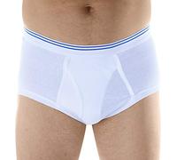 Wearever Regular Absorbency (150ml) Cotton Brief - Incontinence Pants for Men (XL, White)