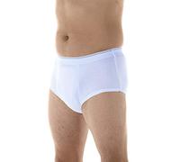 Wearever Super Absorbency (300ml) Men's Super Brief - Incontinence Pants (XL, White)