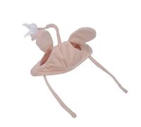 Wearing a Cat, a Beige Interactive Bunny for Cat Cats