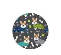 Wearing Clothes Corgi Dogs Printing 10 Pcs Car Air Freshener Fragrant Sheets,Car Hanging Accessories With Strings For Decor