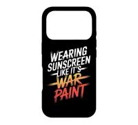 WEARING SUNSCREEN LIKE IT'S WAR PAINT Case for iPhone 17 Pro