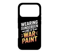 WEARING SUNSCREEN LIKE IT'S WAR PAINT Case for iPhone 17 Pro