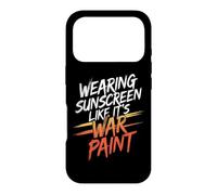 WEARING SUNSCREEN LIKE IT'S WAR PAINT Case for iPhone 17 Pro