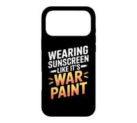 WEARING SUNSCREEN LIKE IT'S WAR PAINT Case for iPhone 17 Pro Max
