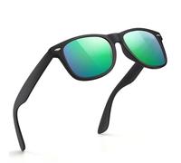 wearPro Polarised-Sunglasses-Mens-Womens-UV400-Protection Rectangular Sunglasses Retro Black Sun Glasses Unisex Classic Ultralight Shades For Cycling Driving Fishing（lvs）
