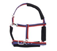 Wearproof Nylon Horse Halter with Adjustable Chin and Throat Snap, Comfortable Training Headcollar for Equestrian Use, Durable and Secure Fit for All Horse Sizes (Large Suitable for 1.35 - 1.65m /