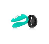 WEARWATCH DUAL PLEASURE WIRELESS TECHNOLOGY WATCHME AQUAMARINE/JET BLACK