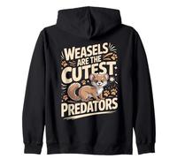 Weasels Are The Cutest Predators Cutest Predator Zip Hoodie