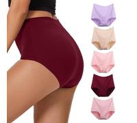 WEASIC underwear women knickers for women multipack women's knickers ladies knickers high waisted pants cotton panties ladies pants size 8 (5Pack-Multicoloured2, XS)