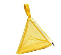 Weather Bird Travel Bag for Lovebirds, Breathable Triangle Tote with Zippered Opening, Mesh View, Daily Use Small Bird Travel Bag Breathable Mesh Pet Tote Lovebird Outing Triangle Zip Airy Daily Use
