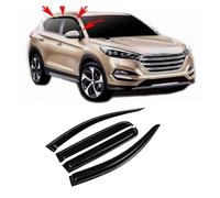 Weather Deflector Suitable For Hyundai For Tucson 2015-2020 Side Window Sun Visor Sunscreen Rain Shield Canopy Adhesive Cover Trim Wind Deflectors