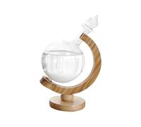 Weather Forecast Bottle of Glass Drops Timely with Stocking Wooden Glass Bottle Meteor Glass Bottle, Present of Glass: Depending on, the liquid in the storm glass can