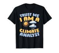 Weather Forecasting Data Environmental - Climate Analyst T-Shirt