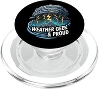 Weather Geek & Proud Storm Chaser Meteorologist Design PopSockets PopGrip for MagSafe