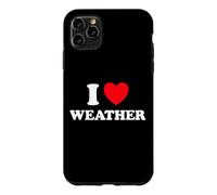 Weather Heart Forecast Man Temperature Storm Meteorology Fan Case for iPhone 11 Pro Max