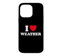 Weather Heart Forecast Man Temperature Storm Meteorology Fan Case for iPhone 14 Pro Max