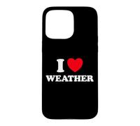 Weather Heart Forecast Man Temperature Storm Meteorology Fan Case for iPhone 15 Pro Max