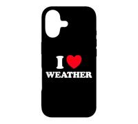 Weather Heart Forecast Man Temperature Storm Meteorology Fan Case for iPhone 17