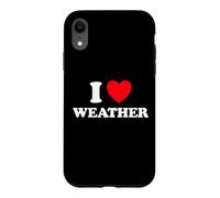 Weather Heart Forecast Man Temperature Storm Meteorology Fan Case for iPhone XR