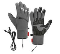 Weather Heating Gloves- Driving Gloves, Heated Winter Gloves | Rechargeable Heated Gloves, Cold Weather Protection Gloves, Waterproof Heated Snowboard Gloves, Outdoor Cycling Gloves