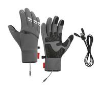 Weather Heating Gloves- Driving Gloves, Heated Winter Gloves | Rechargeable Heated Gloves, Cold Weather Protection Gloves, Waterproof Heated Snowboard Gloves, Outdoor Cycling Gloves