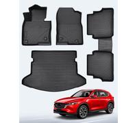 Weather Liner® for Mazda CX5 Floor Mat 4 PCS, All Weather Floor Liners Custom Fit for Mazda CX-5 2025 2024 2023 2022 2021 2020 2019 2018 2017 Full Set Front Rear Cargo Seat for Mazda CX5 Accessories