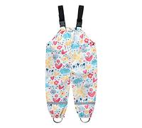 Weather Proof Kids Coat Rain Windproof Mud Jumpsuit Clothes Polyester Blend and Fashion Design Make Your Baby More Attractive CasualBoys (White, 6-7 Years)