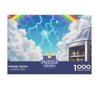 Weather Prophet Fox 1000 Piece Jigsaw Puzzle Magic Fantasy for Adults Fun Gift Memory Games Relaxing 38x26cm/1000pcs