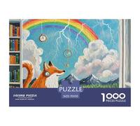 Weather Prophet Fox 1000 Piece Jigsaw Puzzle Magic Fantasy for Age 12+ Fun Activities Memory Games Stress Relief 70x50cm/1000pcs