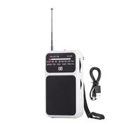 Weather Radio, Battery Operated Radio - 800 mAh Multifunction Compact for Survival Indoor/Outdoor Camping Home