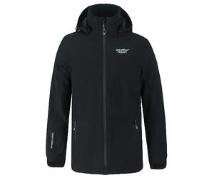 Weather Report Unisex functional jacket Borise Jr. with waterproof features, black, 140 cm