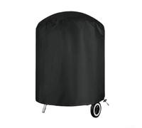 Weather Resistant BBQ Grill Cover with Waterproof Silver Lining, Designed for Portable Grills, Easy to Clean Maintenance (62x105cm circular)