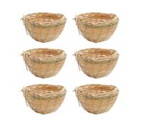 Weather Resistant Bird Nest With Ventilation Holes Hanging Hook For Outdoor Wildlife Decorative Garden Bird House