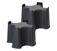 Weather Resistant Black Slimline Water Butt Stand For 100L Rainwater Collectors