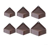 Weather Resistant Brown Shade Net for Creating Comfortable Outdoor Spaces (2x4)