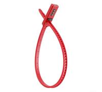 Weather Resistant Cable Lock with Adjustable Design for Securing Your Gear Anywhere (Red)