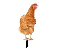 Weather Resistant Chicken Yard Art For Durable Acrylic Decoration for Outdoor Spaces (A)