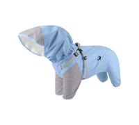 Weather Resistant Dog Raincoat Hooded Design Wind Proof Protection 4 Legs Pet Rain Jacket Small to Large Breeding Pet Rain Wear