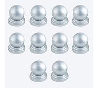 Weather-Resistant Galvanized Steel Dome Ball Cap - Round Base Design for Enhanced Safety and Aesthetics Perfect for Industrial & Outdoor Use