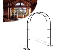 Weather-Resistant Garden Arch, Metal Arbor for Roses & Vines, Elegant Garden Decoration, Available in Black/White/Green - Perfect for Weddings & Outdoor Events
