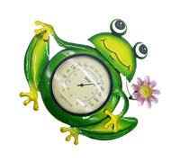 Weather Resistant Herpeton Shaped Temperature Gauge with Manual Tuning Screw for Accurate Measurements Great for Indoor Outdoor Use Gardening Enthusiasts
