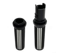 Weather-Resistant Motorcycle Grips All-Season Durability | CNC aluminum inserts, high-density rubber core, chrome or finish, stylish upgrade