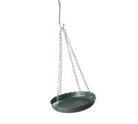 Weather Resistant Outdoor Bird Watering Station With Hanging Chain Multipurpose Feeder And Bath For Garden Patios Rustproof Bath For Garden Decors