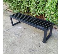 Weather-Resistant Outdoor Garden Bench 500kg Capacity Perfect for Patio Park Lawn Dining Area School - 100cm / 39.3in Long and Stylish