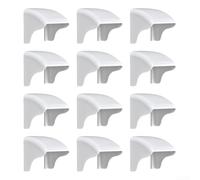 Weather Resistant Socket Box Covers Reliable Protection for All Your 86 Type Outdoor Electric Outlets Needs (White 12pcs)