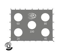 Weather Resistant Target Cloth, Soccer Target Net, Precision Targets Trainer, Foldable Scoring Sheet, High Visibility Training Gear for Adults Youth Beginners Players Accuracy Exercise