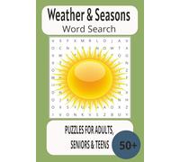 Weather & Seasons Word Search Puzzle Book: 6x9 inches, 110 pages | 50+ Puzzles | Relaxing Brain Games | Perfect Gift for Puzzle Lovers